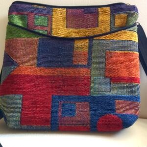 Danny K Tapestry Crossbody Bag